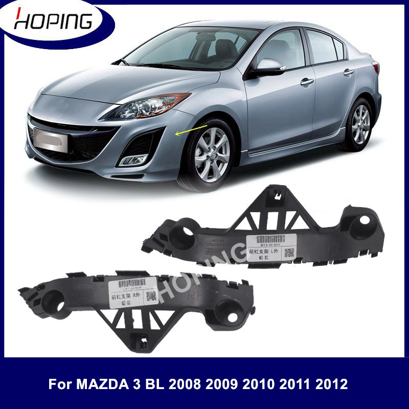 ตัวยึดกันชนหน้า อุปกรณ์เสริม สําหรับรถยนต์ Mazda 3 BL 2008 2009 2010 2011 2012 OEM BFF4-50-0U1 BFF4-50-0T1