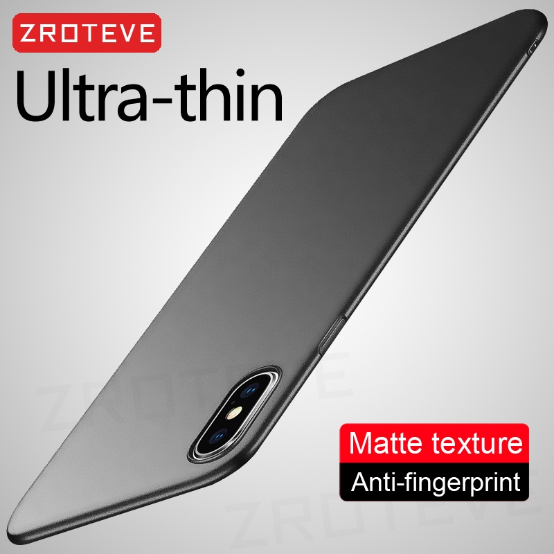 สําหรับ iphone X XS XR กรณี ZROTEVE หรูหรา Ultra Slim Matte Hard PC สําหรับ Apple iphone 10 XR X XS Max iPhonex iPhone10 เคสโทรศัพท์