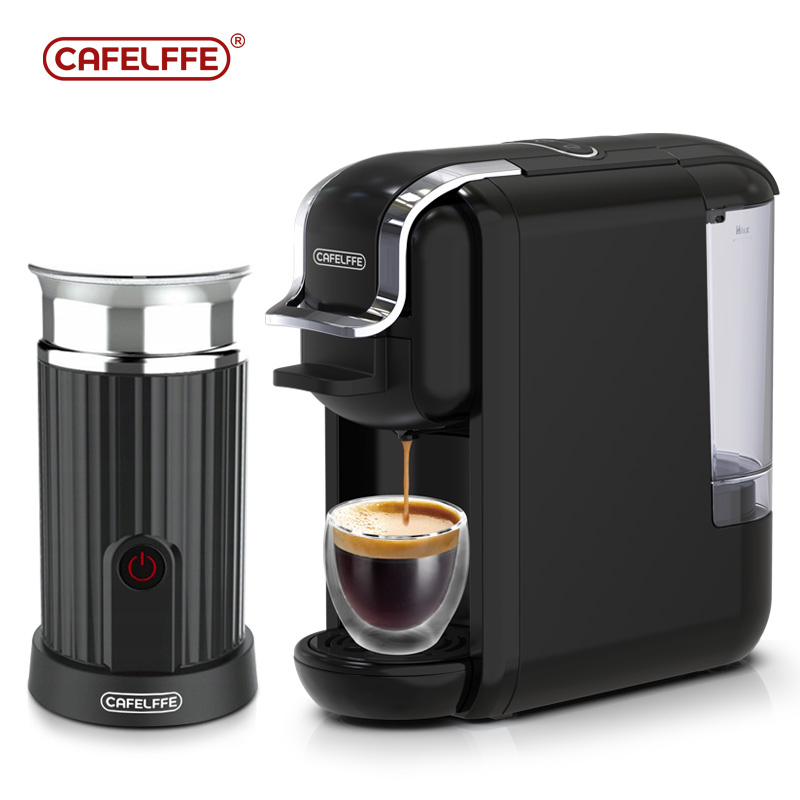 Cafelffe เครื่องชงกาแฟแคปซูล พร้อมเครื่องตีฟองนม