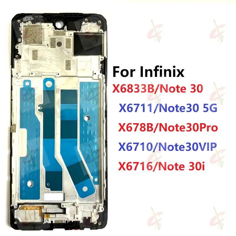 กรอบหน้าจอ LCD สําหรับ infinix Note 30 5G Pro VIP 30i X6833B X6710 X6711 X6816 X678B