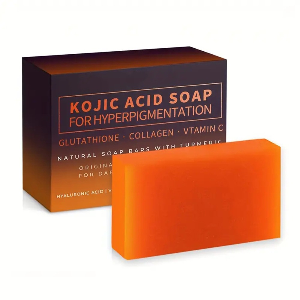 Valitic Kojic Acid Dark Spot Remover Soap Bars with Vitamin C, Retinol, Collagen, Turmeric - Original Japanese Complex Infused with Hyaluronic Acid, Vitamin E, Shea Butter, Castile