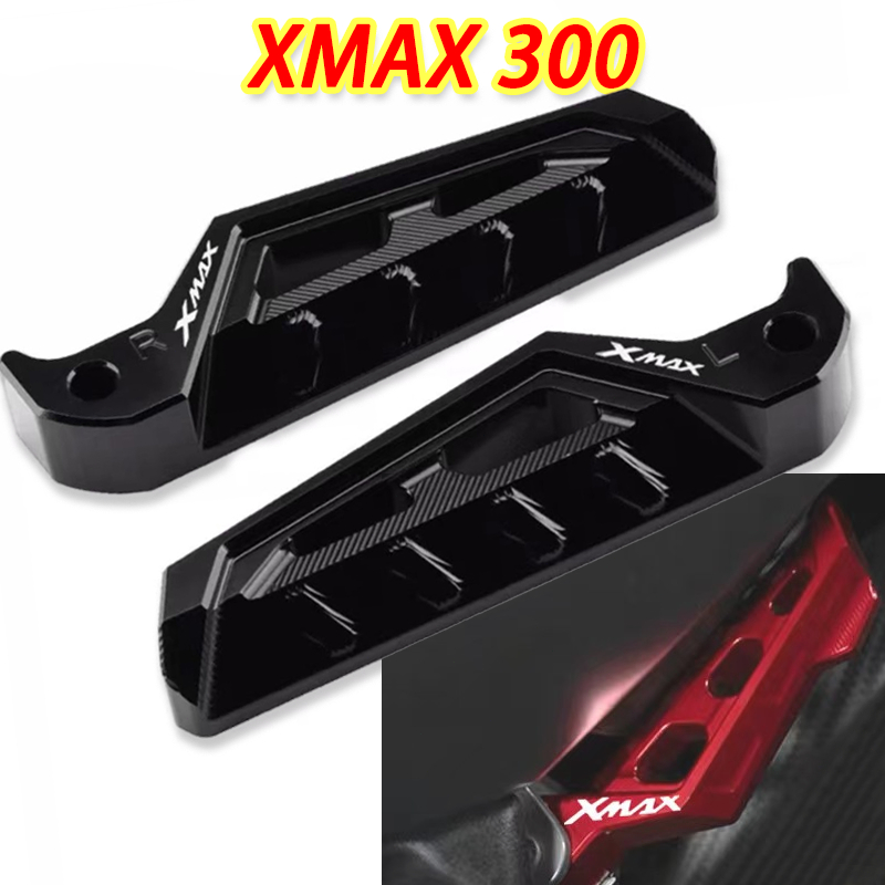 เหยียบด้านหลังสําหรับ XMAX300 CNC Alloy ด้านหลังพักเท้าผู้โดยสารหมุดเท้าเหยียบ XMAX อุปกรณ์เสริม