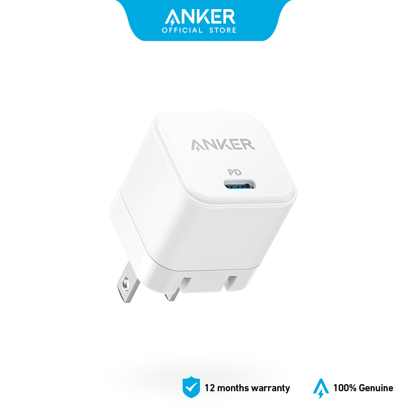 Anker ที่ชาร์จ USB C III 20W สําหรับ iPhone 14 14 Plus 14 Pro 14 Pro Max 13 Galaxy iPad iPad Mini 6