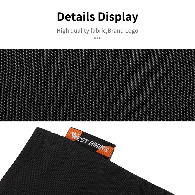 WEST BIKING ปลอกคลุมแฮนด์จักรยาน กันฝุ่น อุปกรณ์เสริม - รูปที่ 6
