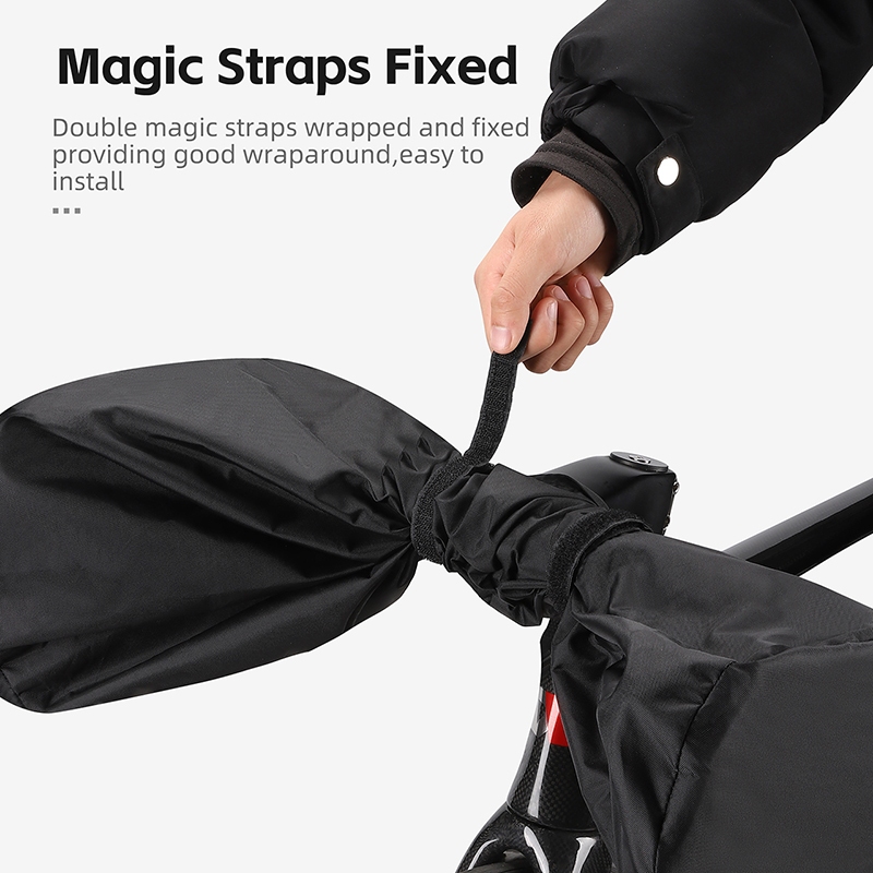 WEST BIKING ปลอกคลุมแฮนด์จักรยาน กันฝุ่น อุปกรณ์เสริม - รูปที่ 3