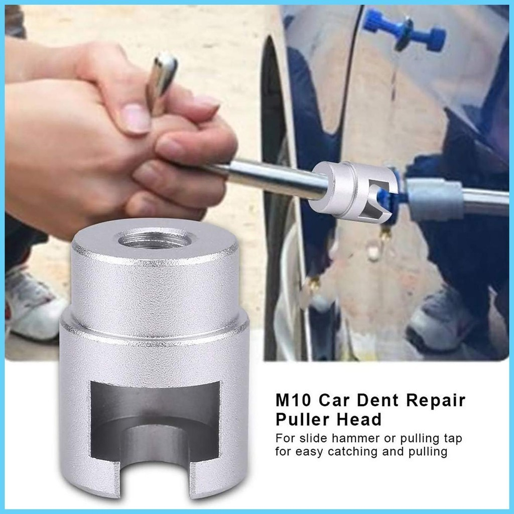 สไลด์ค้อนสกรูอะแดปเตอร์ Dent Puller สกรูเคล็ดลับ M10 ด้าย Dent Puller อะแดปเตอร์สําหรับรถ Dent Remov