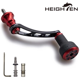 HEIGHTEN Reel Handle 56 มม.24 มม.TPE ลูกบิดสําหรับ Shimano Stella Stradic Daiwa 2023 Legalis Spinning ตกปลา Reel
