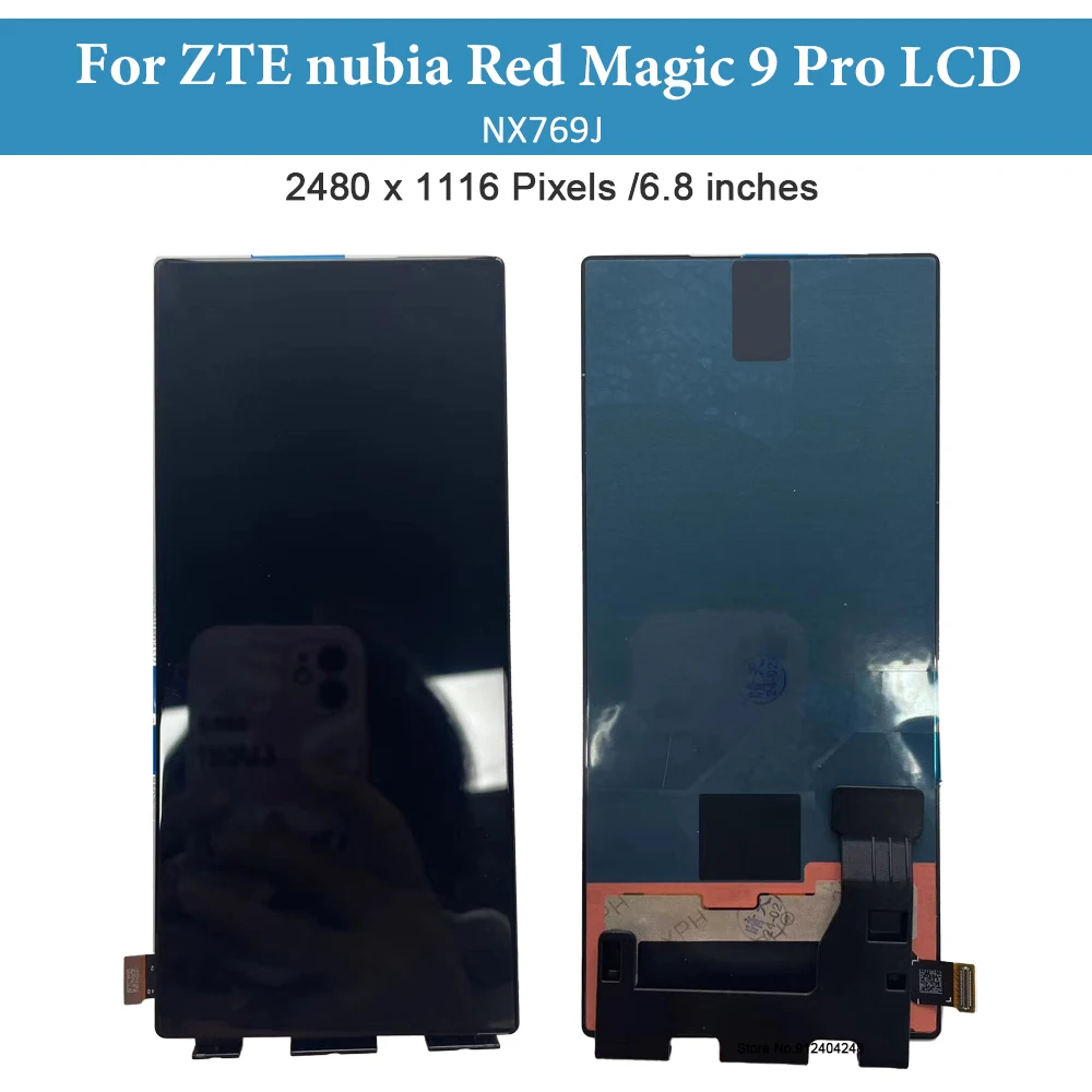 หน้าจอสัมผัสดิจิทัล LCD สําหรับ ZTE nubia Red Magic 9 Pro ZTE nubia Red Magic 9 Pro+