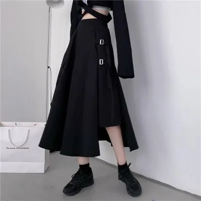 NZN เสื้อผ้าผู้หญิงเกาหลีฤดูร้อนสไตล์ใหม่ชุดทํางานสไตล์กระโปรงกระเป๋าผิดปกติผู้หญิง