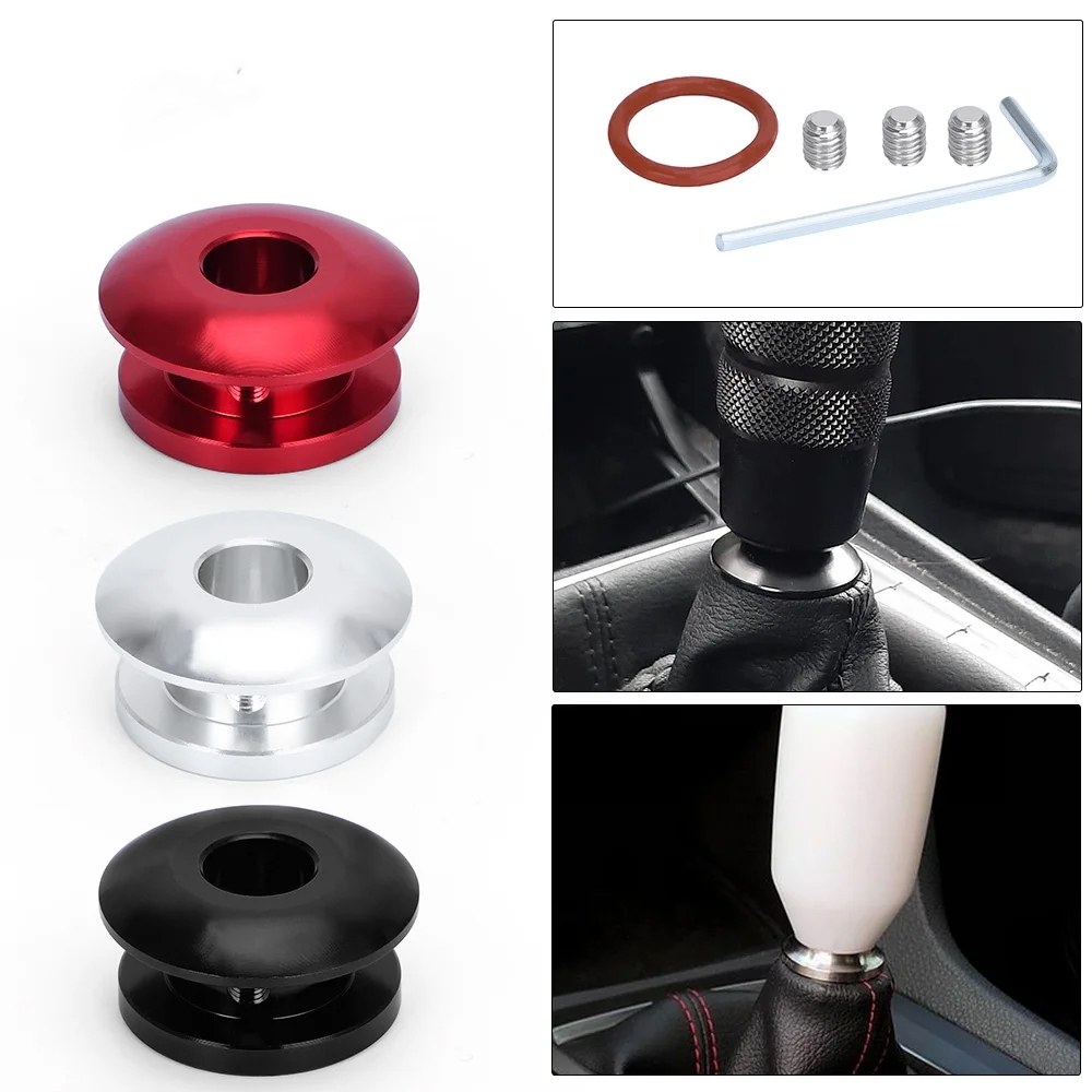 Universal Shift Knob Stopper Shifting Head Limiter ฐานคงที่หัวเกียร์หัวเข็มขัดอลูมิเนียมเกียร์รถยนต์ Knob Limiter PQY-SKA93