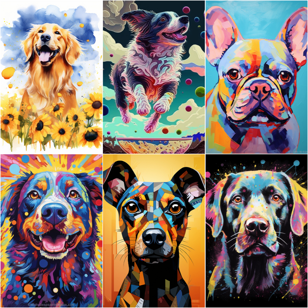 Drofe / ระบายสีตามตัวเลข / Doggos / ภาพวาดสีน้ํามันดิจิทัลตามตัวเลข / ภาพระบายสี / ภาพวาด DIY / ภาพวาดผ้าใบ / ภาพวาดสีน้ํามัน / ภาพระบายสีตามหมายเลข / การตกแต่ง