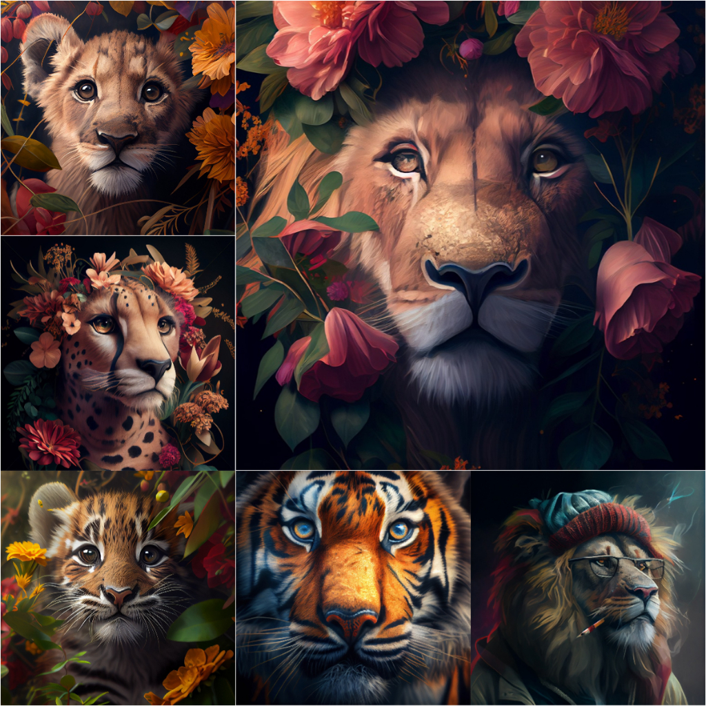 Drofe / ระบายสีตามตัวเลข / เสือ I / ภาพวาดสีน้ํามันดิจิทัลตามตัวเลข / ภาพระบายสี / ภาพวาด DIY / ภาพวาดผ้าใบ / ภาพวาดสีน้ํามัน / ภาพระบายสีตามตัวเลข / การตกแต่ง