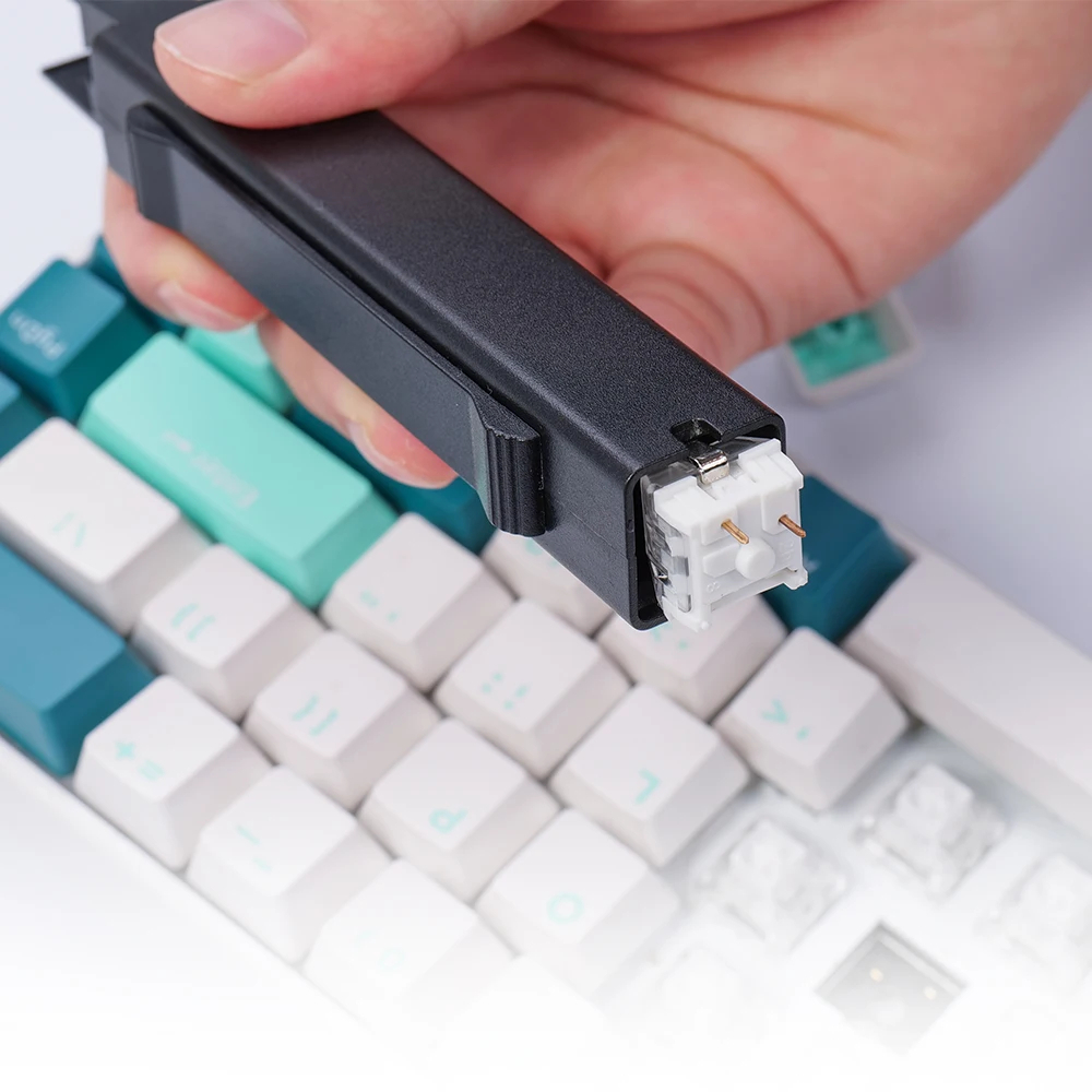 2 in 1 Switch Puller Keycap Puller สวิตช์ Key Keycap Puller สําหรับคีย์บอร์ดแบบกลไกคีย์บอร์ดเกมสวิทช์ DIY เครื่องมือ