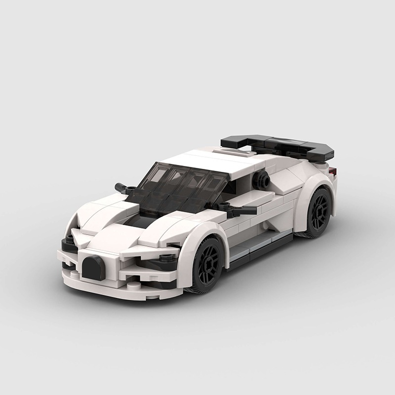 【Bugatti Centodieci sports car】ของเล่นตัวต่อรถแข่ง MOC สีขาว สําหรับเด็ก 180 ชิ้น