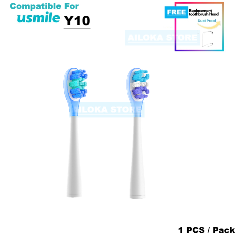 【หัวแปรงสีฟัน】เหมาะสําหรับหัวแปรงสีฟันไฟฟ้า For Usmile Y10 Ultra Clean Sonic หัวแปรงสีฟันไฟฟ้า ผู้ให