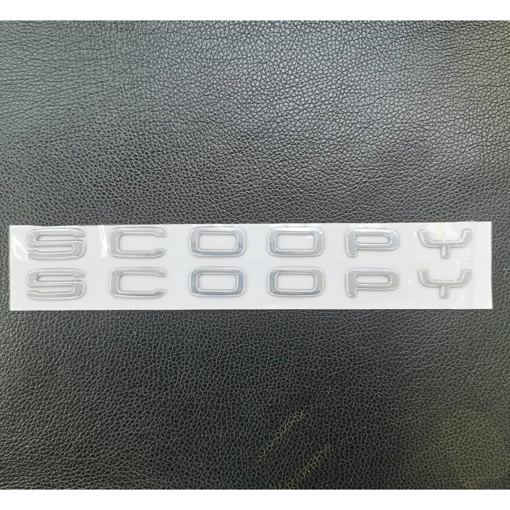 สติกเกอร์ตราสัญลักษณ์ 3D สําหรับติดตกแต่งถังน้ํามันรถจักรยานยนต์ Honda Scoopy Scooter - รูปที่ 3