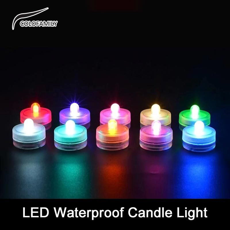 LED โคมไฟ รูปเทียน กันน้ำ ไฟตู้ปลา สําหรับตกแต่ง