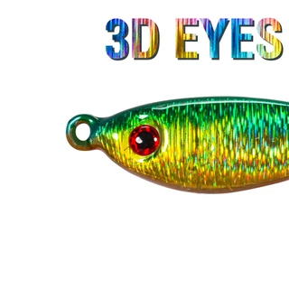 จิ๊กเหยื่อตกปลา เรืองแสง 3D 7 กรัม 10 กรัม 15/20/30/40/60 กรัม สําหรับตกปลาน้ําเค็ม นอกชายฝั่ง