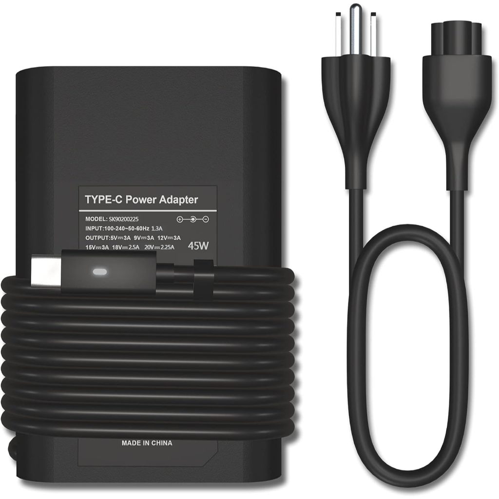 C ใหม่ 45W USB Charger สําหรับ Dell XPS 13 7390 2in1 9350 9380 9370 9333 9360 9310 9365 9300 Latitud