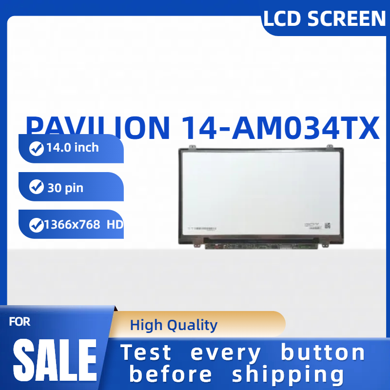 อะไหล่หน้าจอแล็ปท็อป LCD LED สําหรับ HP PAVILION 14-AM034TX 14-AM101TX HP 14-BS537TU