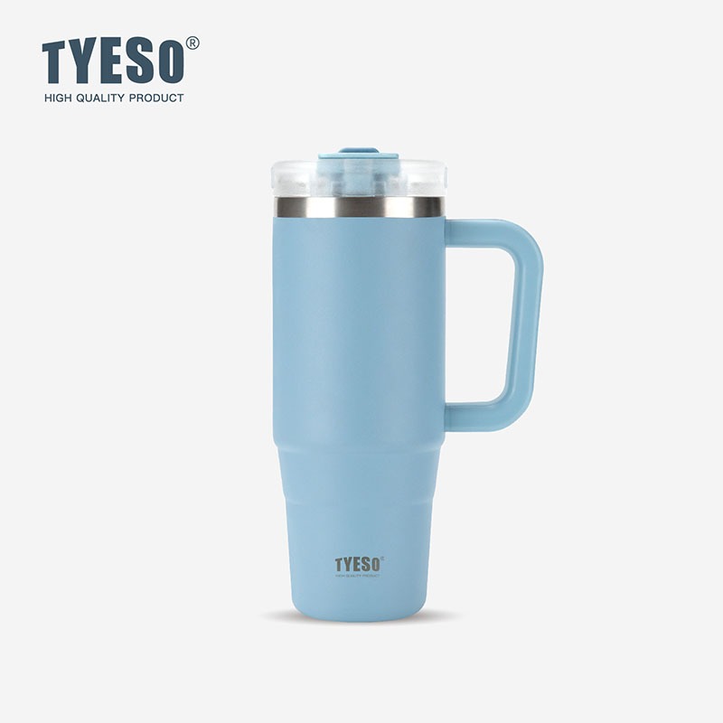 ซื้อ Tyeso TS-8866/TS-8868 แก้วน้ําสูญญากาศ เก็บความเย็น และร้อน พร้อมหูจับ อเนกประสงค์ พร้อมหลอดดูด