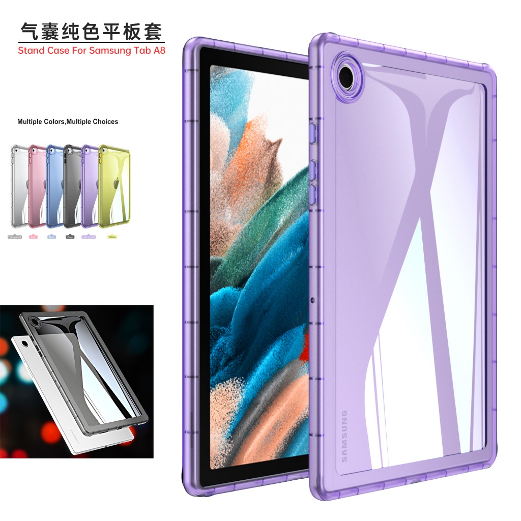 เคส TPU นิ่ม กันกระแทก เรียบง่าย สไตล์สาวอวบอ้วน สําหรับ Samsung Galaxy Tab A A7 A8 A9 S6 S7 S8 S9 FE Plus Lite