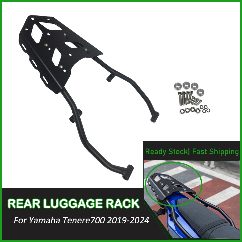 XTMOTO Tenere700 ด้านหลังกระเป๋าเดินทาง Cargo Rack Carrier Tailrack สําหรับ Yamaha Tenere 700 2019-2