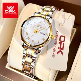 OPK นาฬิกา ข้อมือ ผู้หญิง แฟชั่น watch 100% นาฬิกาข้อมือกันน…