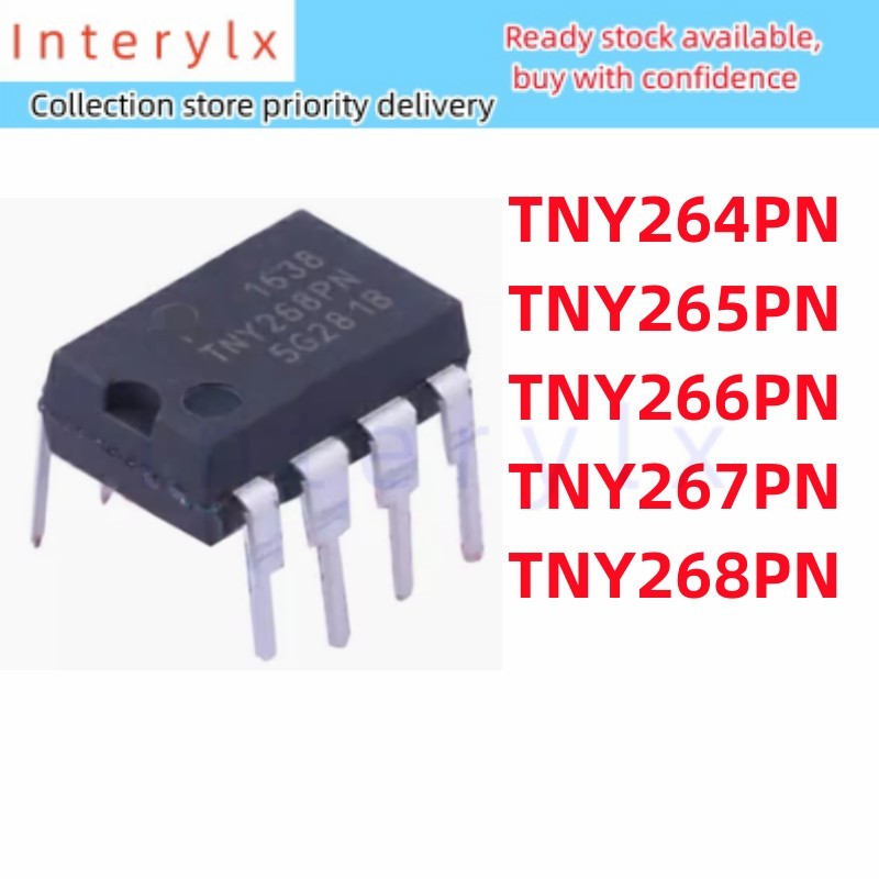 1 ชิ้น TNY264PN TNY264P TNY265PN TNY265 TNY266PN TNY266 TNY267PN TNY267P TNY268PN TNY264 DIP8 จัดการ