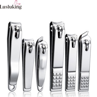 LUSLUKING กรรไกรตัดเล็บ สเตนเลส เครื่องมือทําเล็บมือ เล็บเท้…