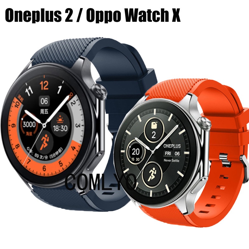 สําหรับ Oneplus Watch 2 / OPPO Watch X สายสมาร์ทวอทช์ นิ่ม กีฬา ผู้หญิง ผู้ชาย สายเข็มขัด