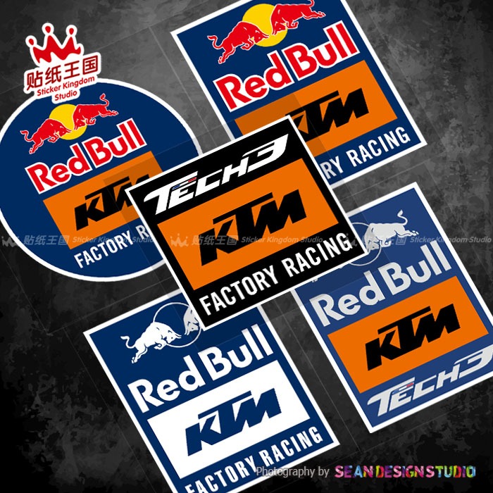 สําหรับ motogp KTM Team Tech3 RC990 250 390 690 790 890 990 1290 รถจักรยานยนต์สะท้อนแสง Decals สติกเ