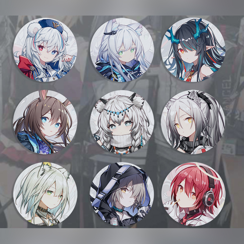 เข็มกลัด จี้ห้อยกระเป๋าเป้สะพายหลัง ลาย Game Arknights badge Skadi Dusk