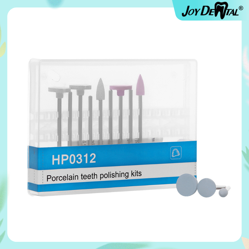 12 ชิ้น | ชุดเครื่องมือทันตกรรม พอร์ซเลนขัดฟัน ความเร็วต่ํา HP0312