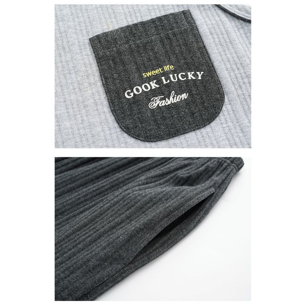 Pajama Set, High-end L-4XL Men's Pajamas, Cute Korean Pajamas Men's Nightwear Men Shorts + T-Shirts ชุดนอน y Factory