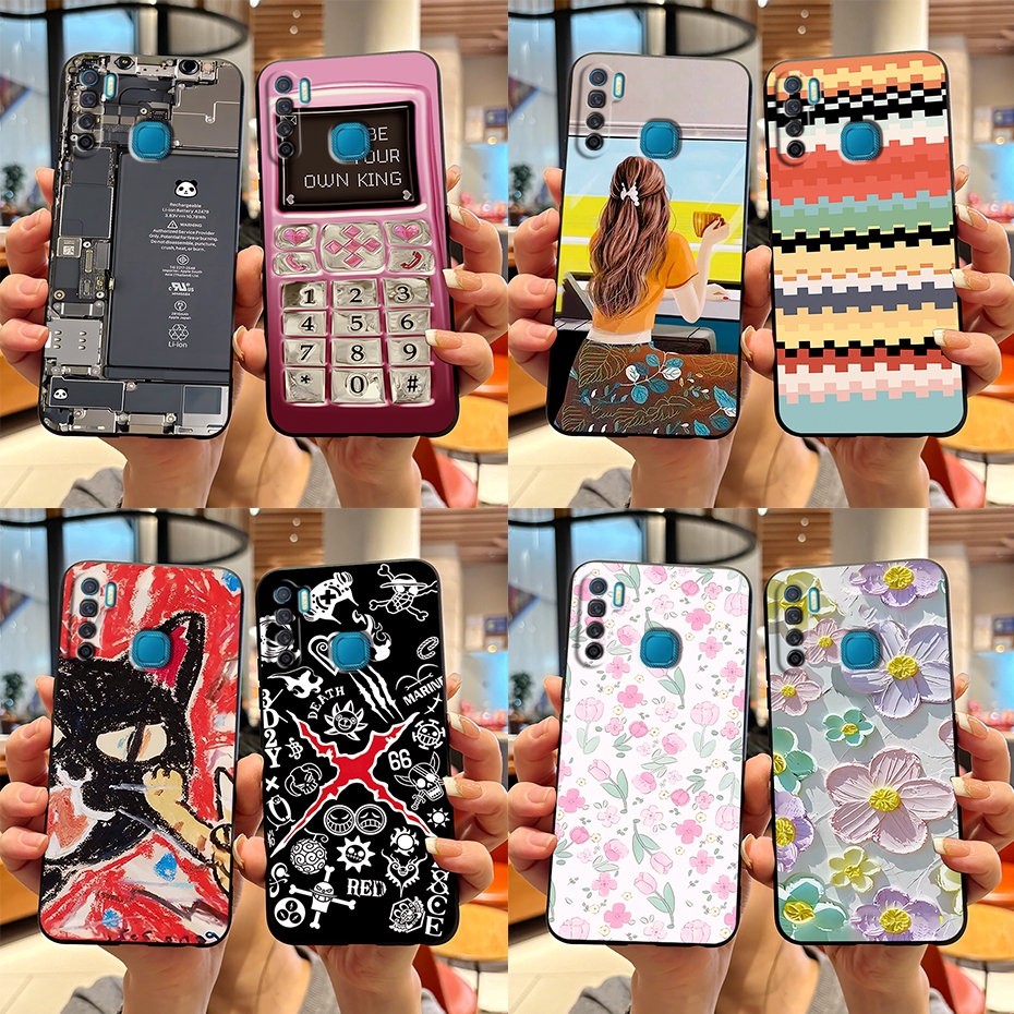 เคสซิลิโคนนิ่ม เนื้อแมตต์ สีดํา สําหรับ Infinix Hot S5 S5 Lite X652 2023