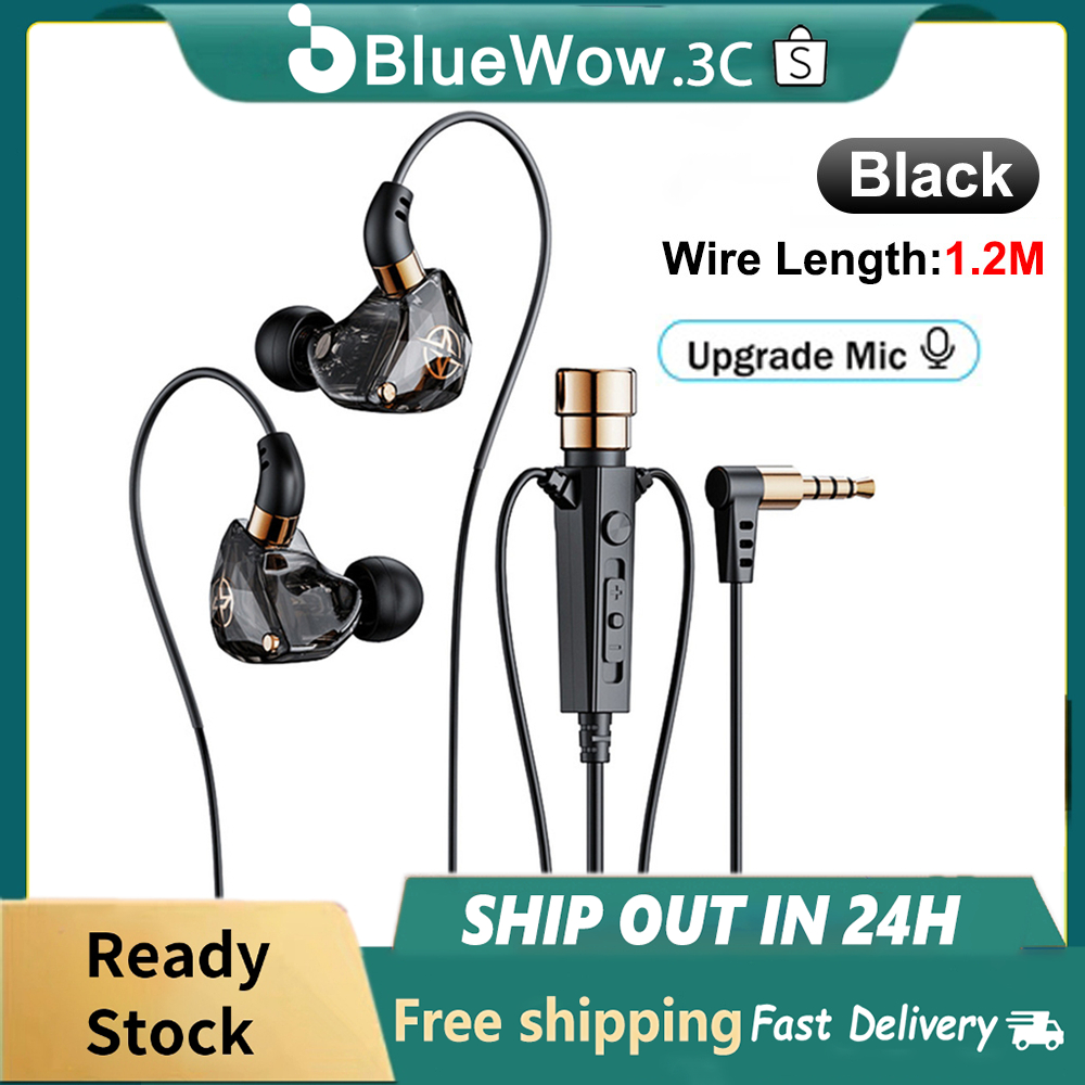 Bluewow KT02 ชุดหูฟังคาราโอเกะ 3D เสียง HiFi 1.2 ม. 3 ม. สําหรับไมโคร