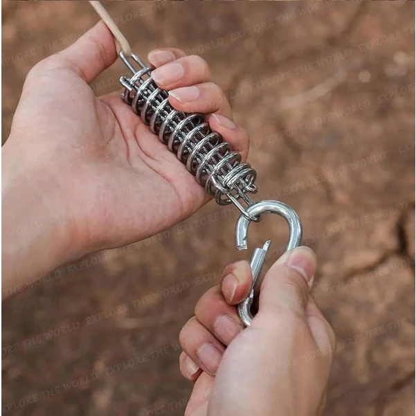 สปริงกันกระชาก กันลม ลดแรงกระแทก สําหรับฟลายชีท เต็นท์ หรือสมอบก thumbnail 8