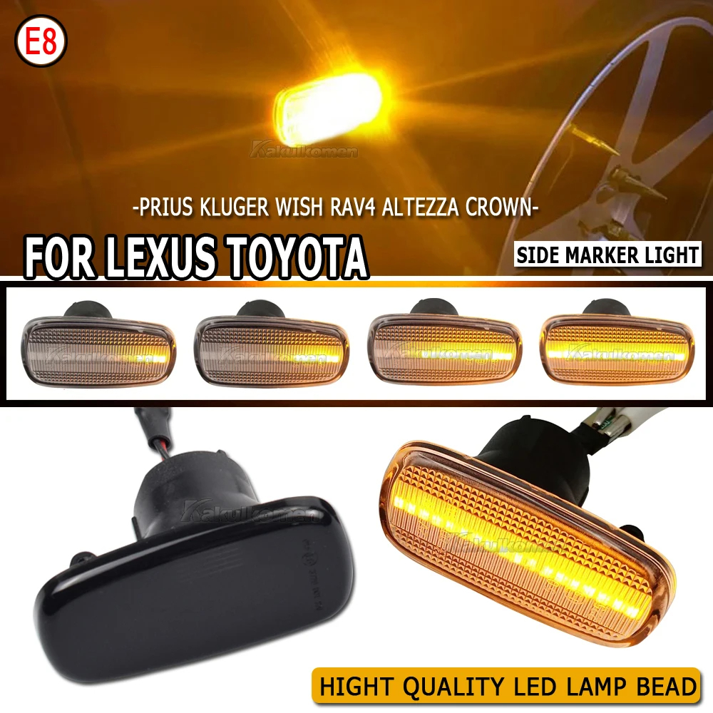 Dynamic Side Sign Light เหมาะสําหรับ Lexus IS200 300 LS430 UCF30 Scion xB เหมาะสําหรับ Toyota Pris K