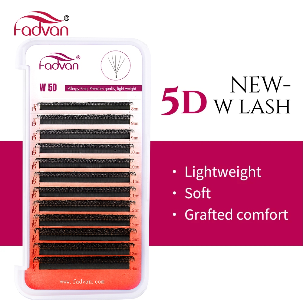 Fadvan W Lashes ขนตาปลอม 3D 4D 5D ขนมิงค์เทียมธรรมชาติ