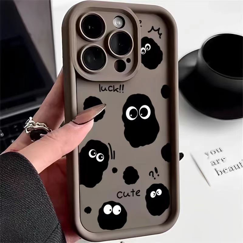 เคส VIVO Y02S Y75 5G Y30 5G Y21A Y21T Y33T Y21 Y21S Y33S Y15S Y01 Y15C Y01A Y31 Y51S Y53S Y51 Y51A Y33 Y50 Y30 Y30i Y20S G Y20i Y12A Y20 Y12S Y20S Y19 Y17 Y15 Y12 Y91C Y1S Y95 Y91 Y93 Y91i Y53 2017 เคส ซิลิโคนลูกโลกถ่านหินขนาดเล็กกรณีโทรศัพท์