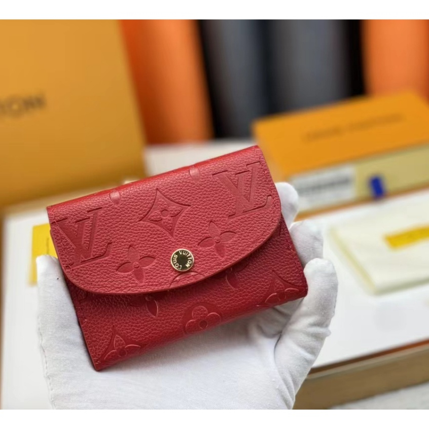 [พร้อมกล่อง] Lv/louis Vuitton ของแท้ 100% กระเป๋าสตางค์ กระเป๋าใส่เหรียญ ลายเพชร M41939