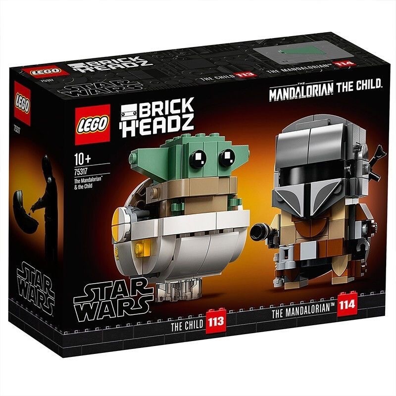 [LEGO] 75317 ของเล่นตัวต่อเลโก้ รูป Star Wars Series The Mandalorian Baby Yoda หัวเหลี่ยม สร้างสรรค์