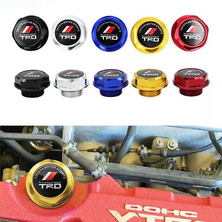 ใหม่มาถึง Billet อลูมิเนียมเครื่องยนต์ฝาครอบวาล์วน้ํามันสําหรับ Toyota Camry Corolla Rav4 Highlander