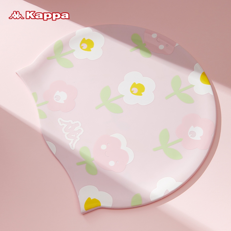 Kappa หมวกว่ายน้ําเด็ก น่ารัก กันน้ํา ยืดหยุ่น