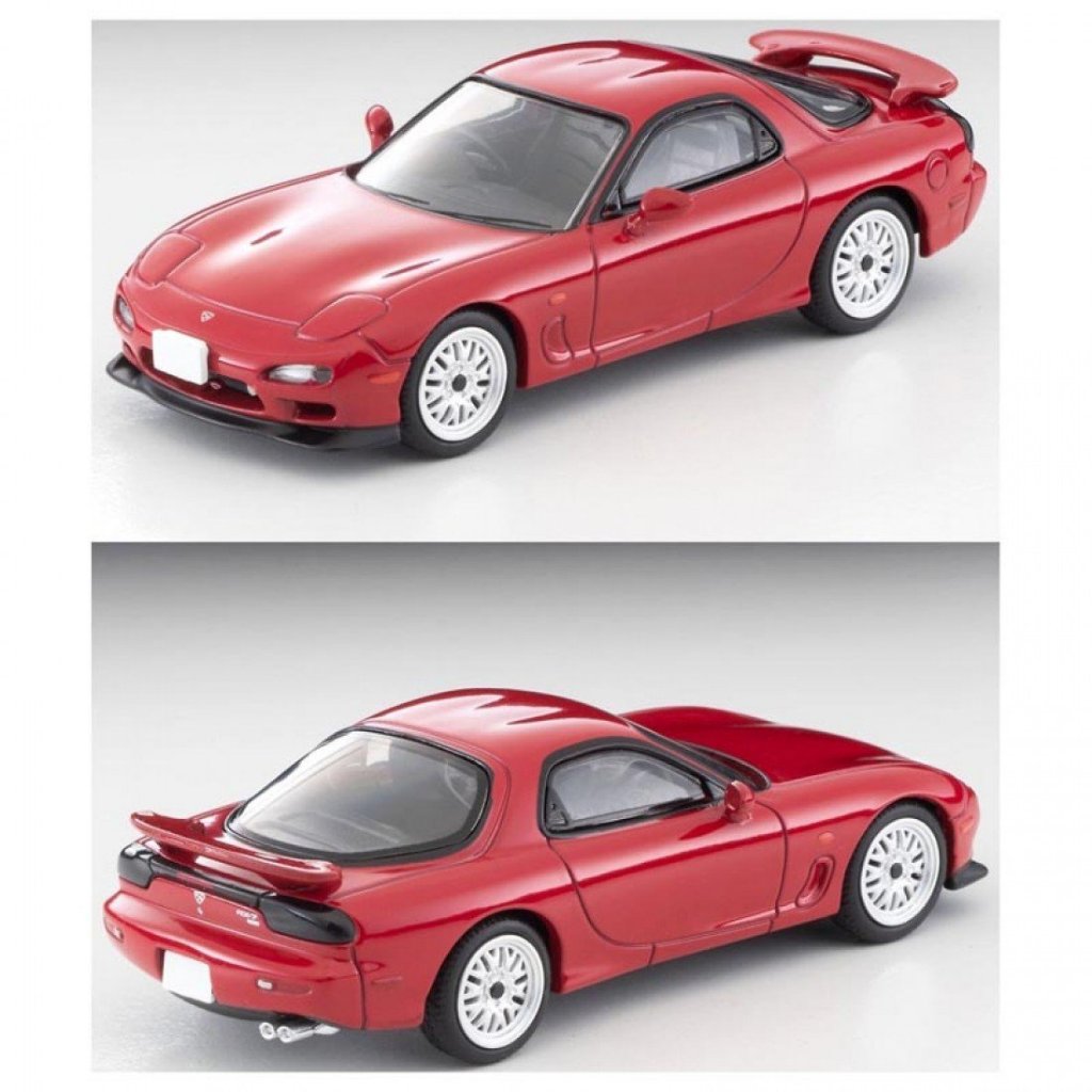 Tomytec 4543736327981 1/64 MAZDA EFNI RX-7 TYPE RS 1995 สีแดง LV-N177C DIECAST รถโมเดลขนาด