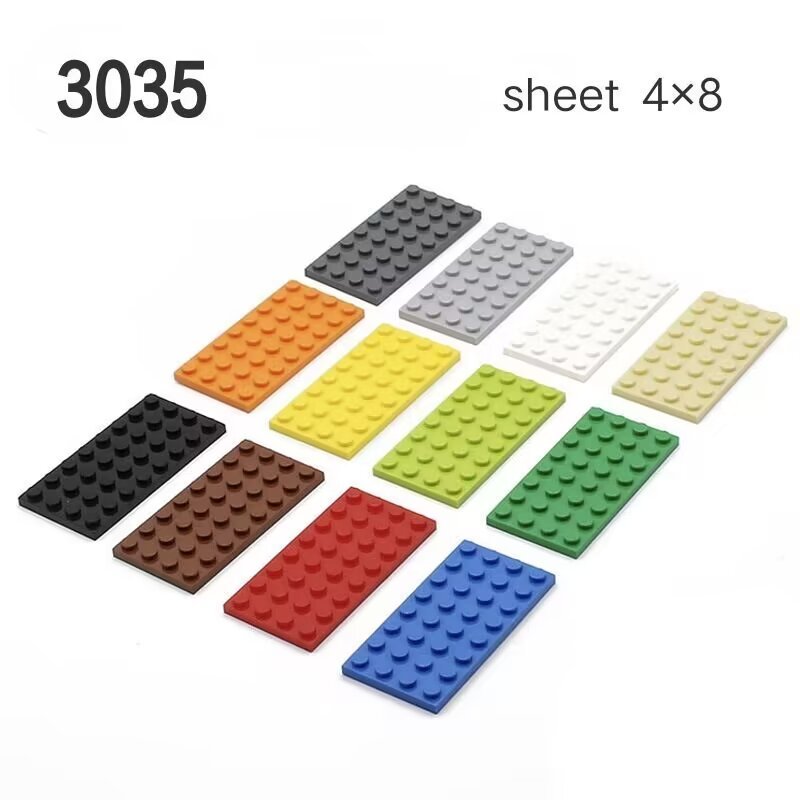DlY Building Blocks ใช้งานร่วมกับ 3035 อนุภาคขนาดเล็ก 4x8 Basic Board MOC ประกอบการตรัสรู้ของเล่นเพื่อการศึกษา