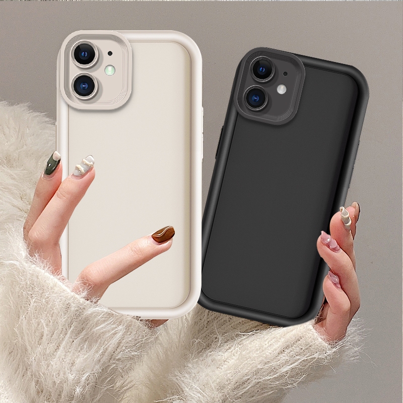 เคส iphone 11 เคสซิลิโคนนิ่ม กันกล้อง สีพาสเทล TPU หนา