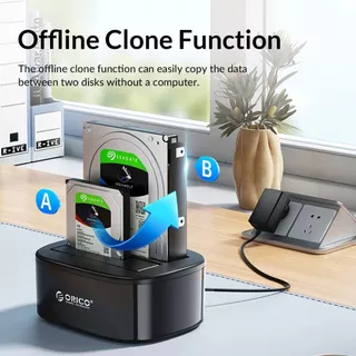 Orico Clone แท่นวาง HDD รองรับ 18TB HDD(6228US3-C)