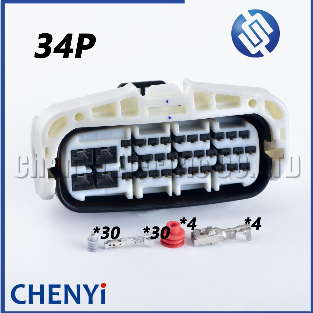 ปลั๊กปั๊ม ABS ECU 34 Pin ต่อทาง กันน้ํา พร้อมขั้วต่อ สําหรับ Toyota Camry 2.4 Corolla Lexus 90980-12020